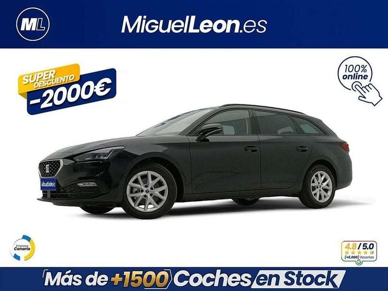 Negro Usado 2023 Seat Leon Style Utilitario | 19.985 € (Precio justo) - Imagen 1/3