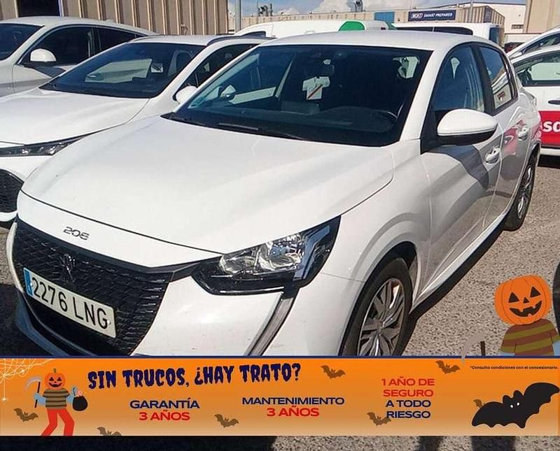 Blanco Usado 2021 Peugeot 208 Active Utilitario | 10.170 € (Buen precio) - Imagen 1/2