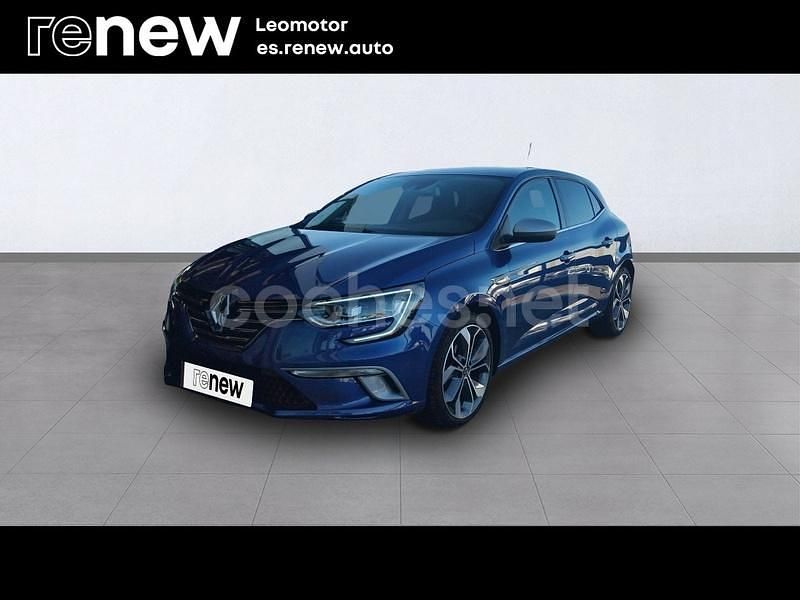 Azul Usado 2018 Renault Mégane GT Line GT-Line Berlina | 18.500 € (Caro) - Imagen 1/4