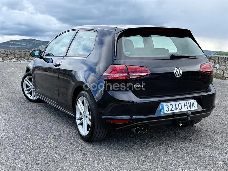 Usado VW Golf VII GTD 184 CV (135 kW) 2014 Negro Berlina
