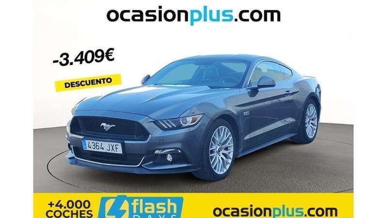 Gris Usado 2017 Ford Mustang GT Fastback Coupe | 36.300 € (Precio justo) - Imagen 1/4
