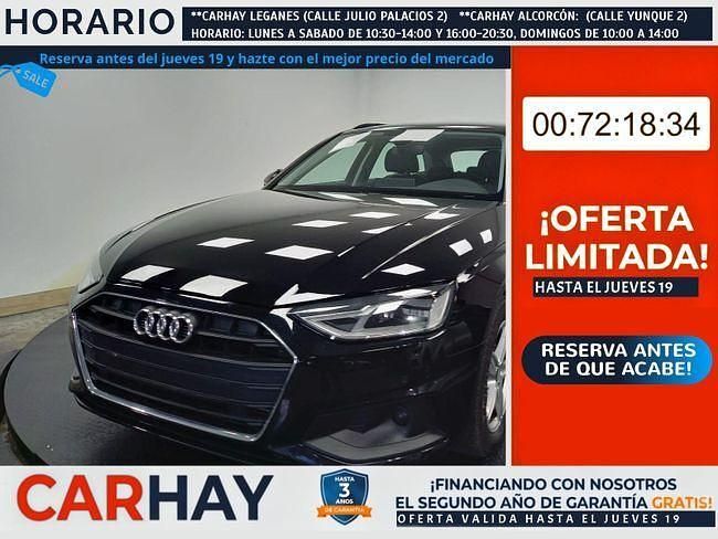 Usado Audi A4 151 CV (111 kW) 2021 Negro Familiar