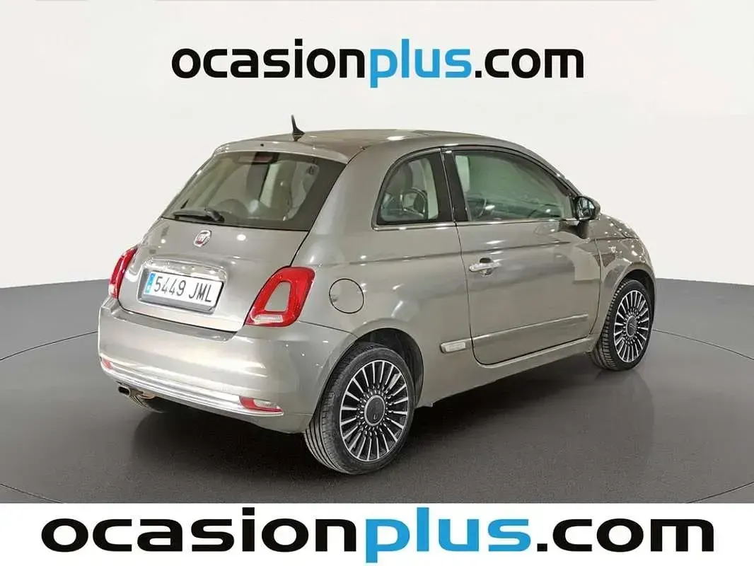 Usado Fiat 500 Lounge 69 CV (50 kW) 2016 Gris Utilitario