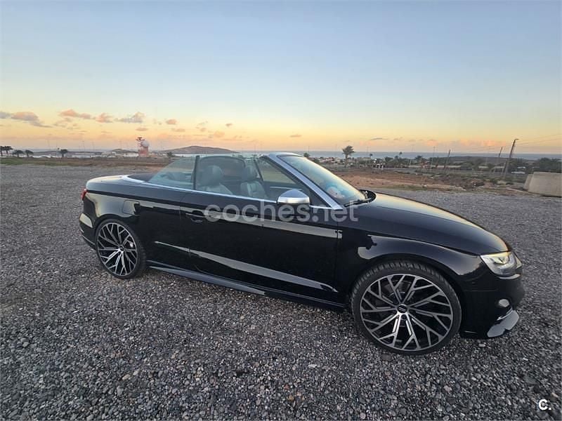 Negro Usado 2017 Audi A3 Cabriolet Descapotable | 45.000 € - Imagen 1/4