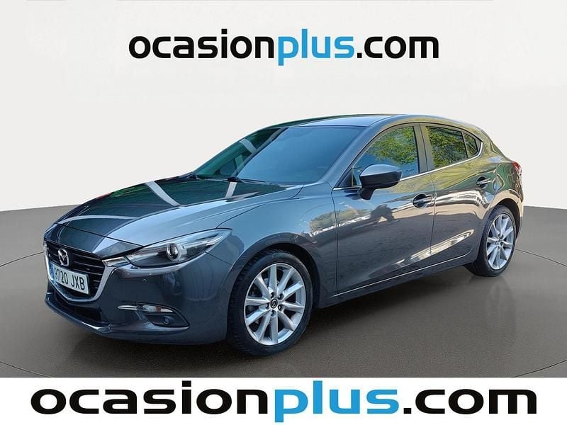 Usado Mazda 3 Luxury 150 CV (110 kW) 2017 Gris Utilitario