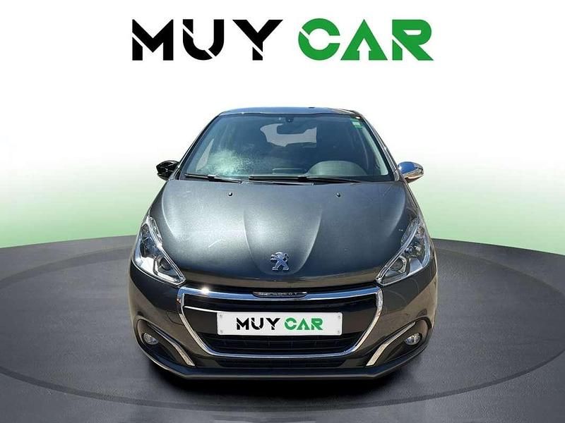 Usado Peugeot 208 Style 82 CV (60 kW) 2017 Gris Utilitario
