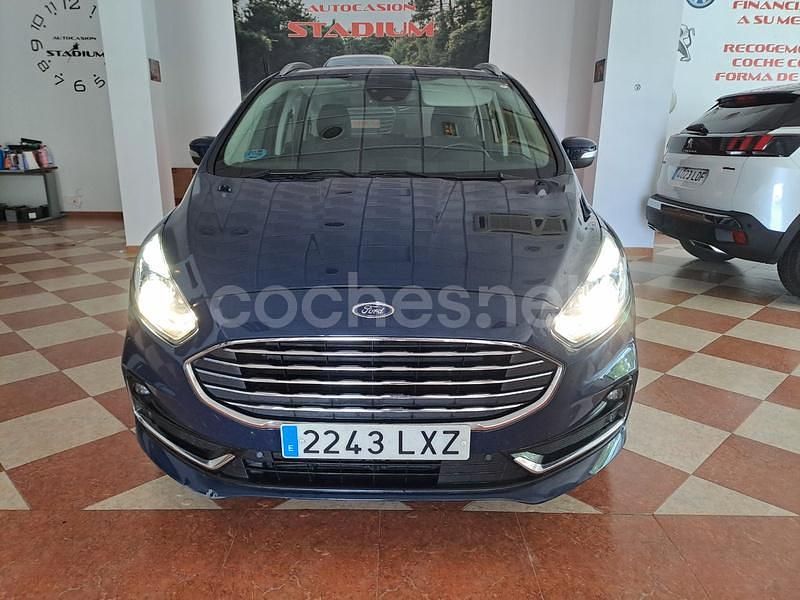 Azul Usado 2022 Ford S-MAX Titanium Monovolumen | 19.900 € (Precio justo) - Imagen 1/4