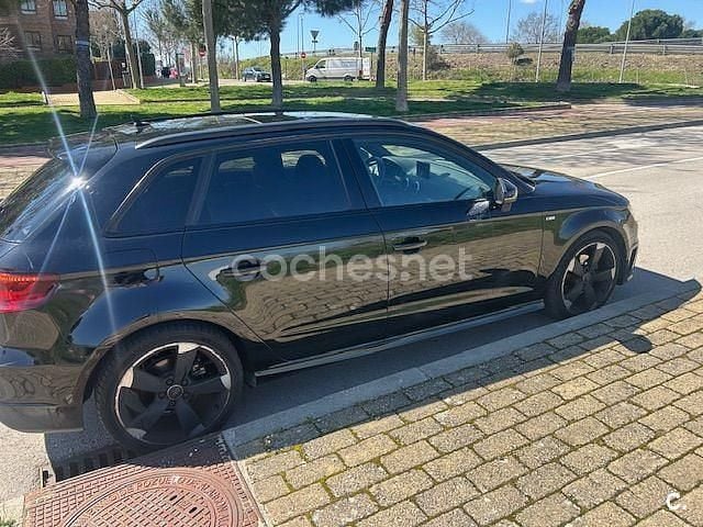 Usado Audi A3 S-Line 150 CV (110 kW) 2015 Negro Berlina