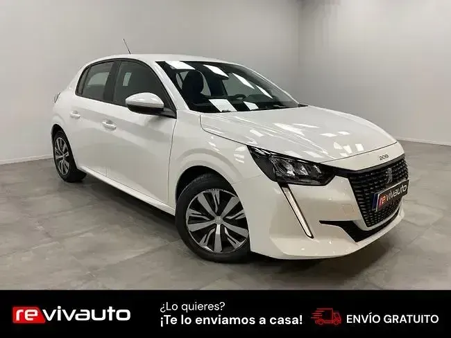 Usado Peugeot 208 Active 102 CV (75 kW) 2020 Blanco Utilitario