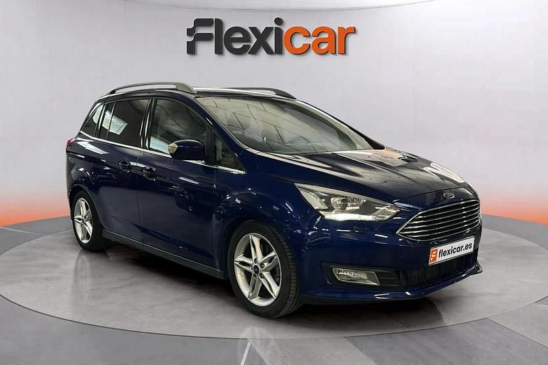 Azul Usado 2016 Ford Grand C-Max Titanium Monovolumen | 11.590 € - Imagen 1/4