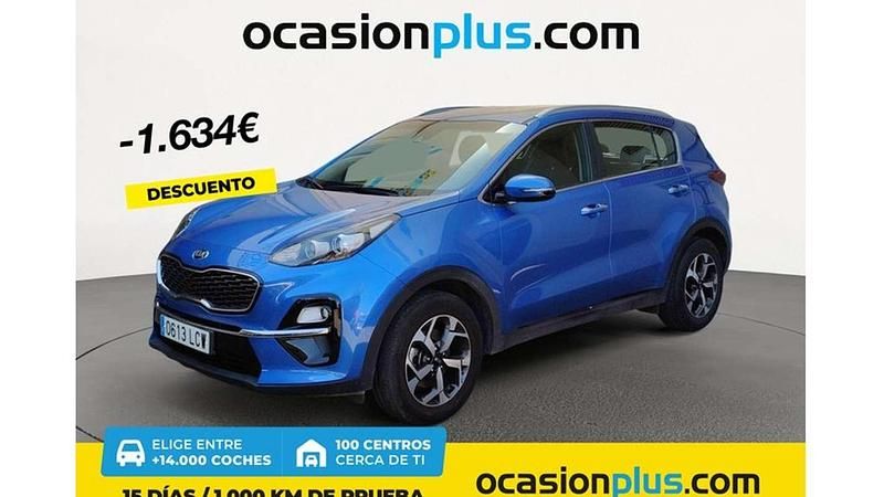 Azul Usado 2019 Kia Sportage SUV | 16.346 € (Precio justo) - Imagen 1/4