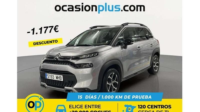 Plateado Usado 2023 Citroën C3 Aircross PureTech SUV | 11.773 € (Precio justo) - Imagen 1/4