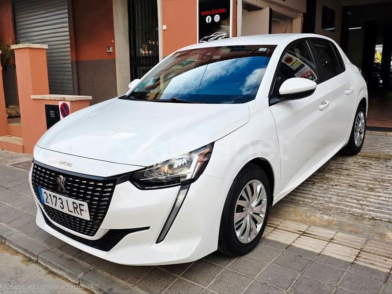 Usado Peugeot 208 Active 102 CV (75 kW) 2021 Blanco Utilitario