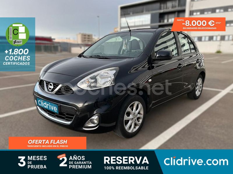 Negro Usado 2016 Nissan Micra Acenta Utilitario | 6490 € (Buen precio) - Imagen 1/3