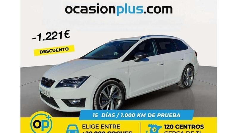 Käytetty Seat Leon ST FR 184 HP (135 kW) 2016 Valkoinen Farmari