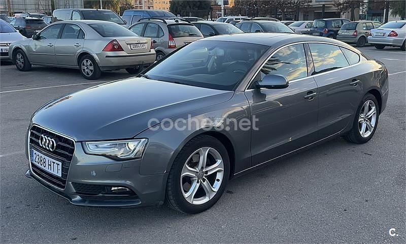 Gris / plata Usado 2013 Audi A5 Sportback Berlina | 15.300 € (Precio justo) - Imagen 1/4