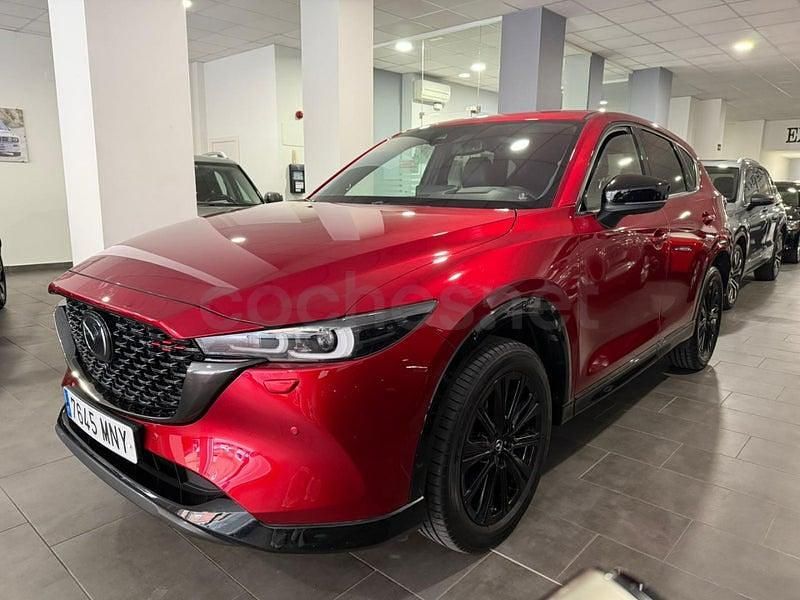 Usado Mazda CX-5 Homura-Line 165 CV (121 kW) 2024 Granate SUV