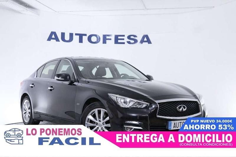 Usado Infiniti Q50 170 CV (125 kW) 2017 Negro Berlina