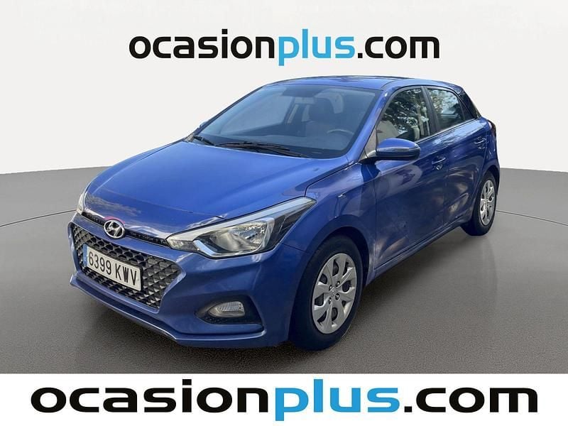 Azul Usado 2019 Hyundai i20 Utilitario | 10.637 € (Precio justo) - Imagen 1/4