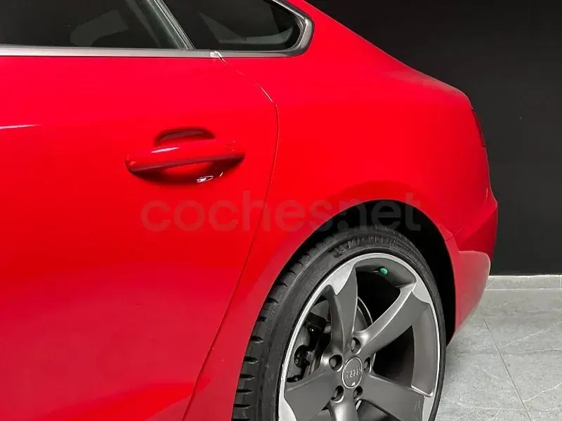 Usado Audi A5 Sportback S-Line 170 CV (125 kW) 2013 Rojo Utilitario