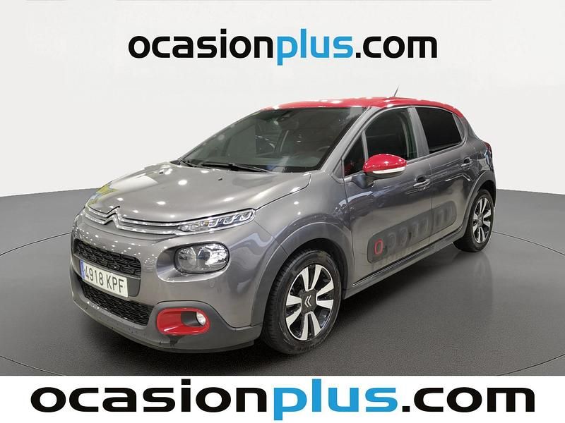 Usado Citroën C3 Feel 82 CV (60 kW) 2018 Gris Utilitario
