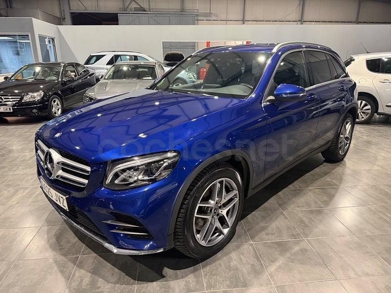 Azul Usado 2017 Mercedes GLC250 SUV | 26.400 € (Precio justo) - Imagen 1/4