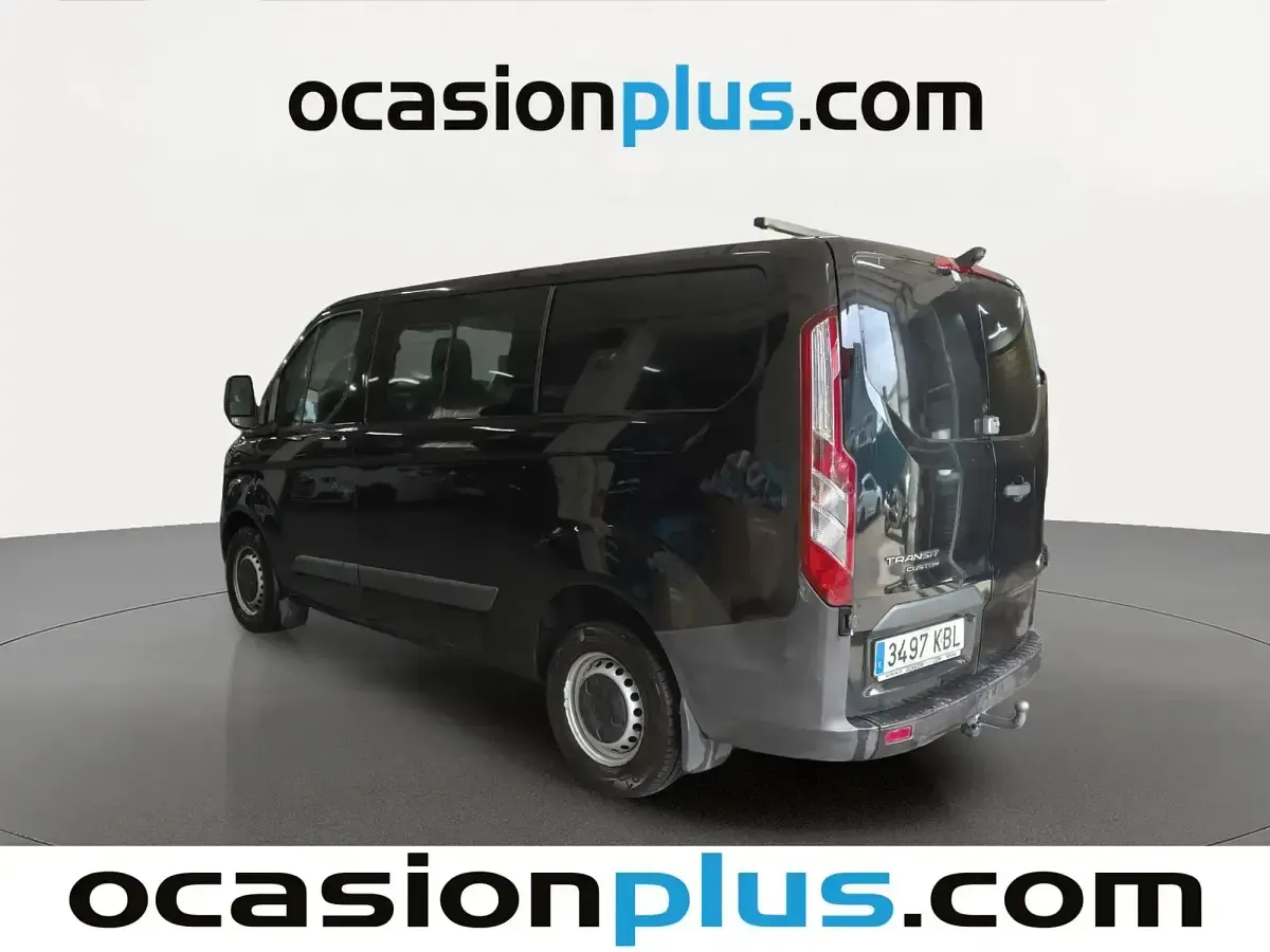 Usado Ford Transit Custom Ambiente 125 CV (91 kW) 2017 Negro Berlina
