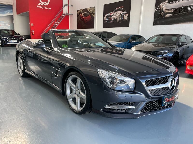 Usado Mercedes SL400 333 CV (244 kW) 2016 Gris Descapotable