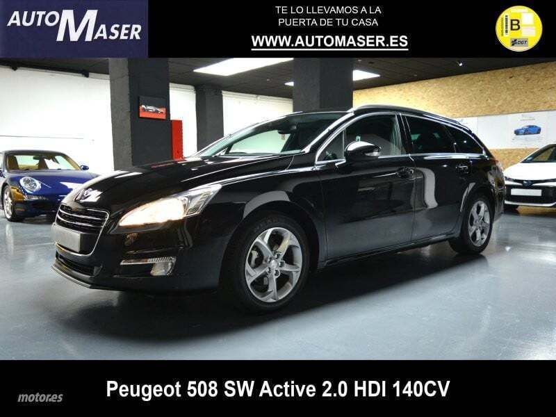 Negro Usado 2014 Peugeot 508 Active Familiar | 8500 € (Precio justo) - Imagen 1/4