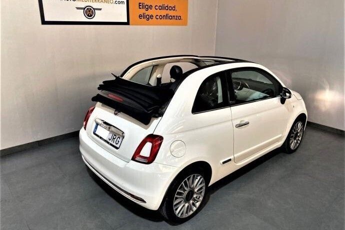 Usado Fiat 500 69 CV (50 kW) 2016 Beige Descapotable