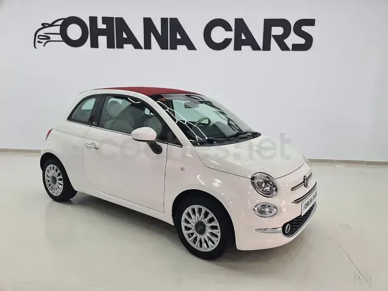 Usado Fiat 500C Lounge 69 CV (50 kW) 2019 Blanco Descapotable