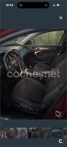 Usado Opel Insignia Cosmo 130 CV (95 kW) 2010 Rojo Berlina
