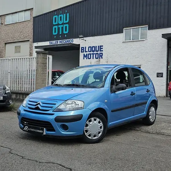Usado Citroën C3 61 CV (44 kW) 2007 Azul Berlina