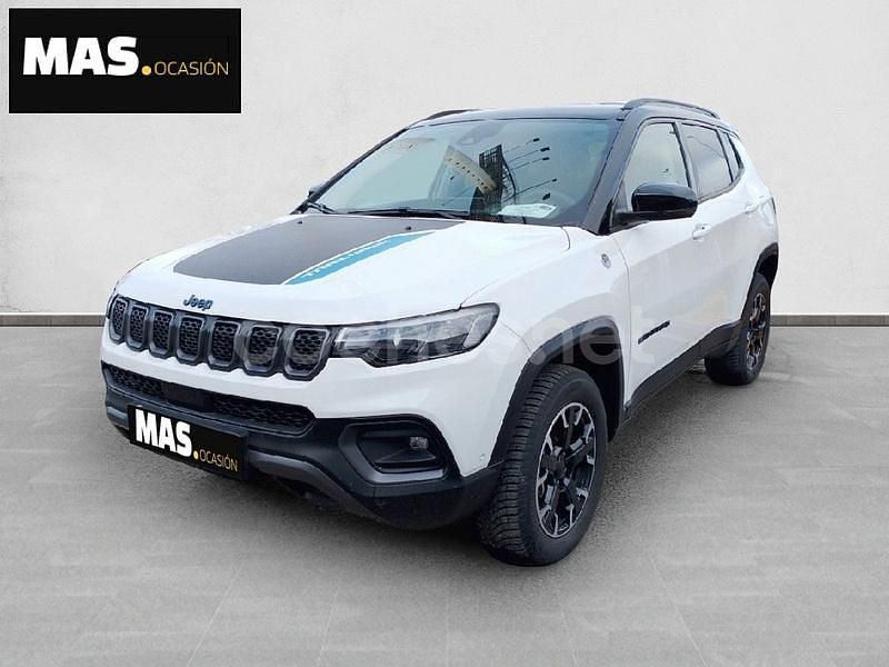 Blanco Usado 2022 Jeep Compass Trailhawk SUV | 34.200 € - Imagen 1/4