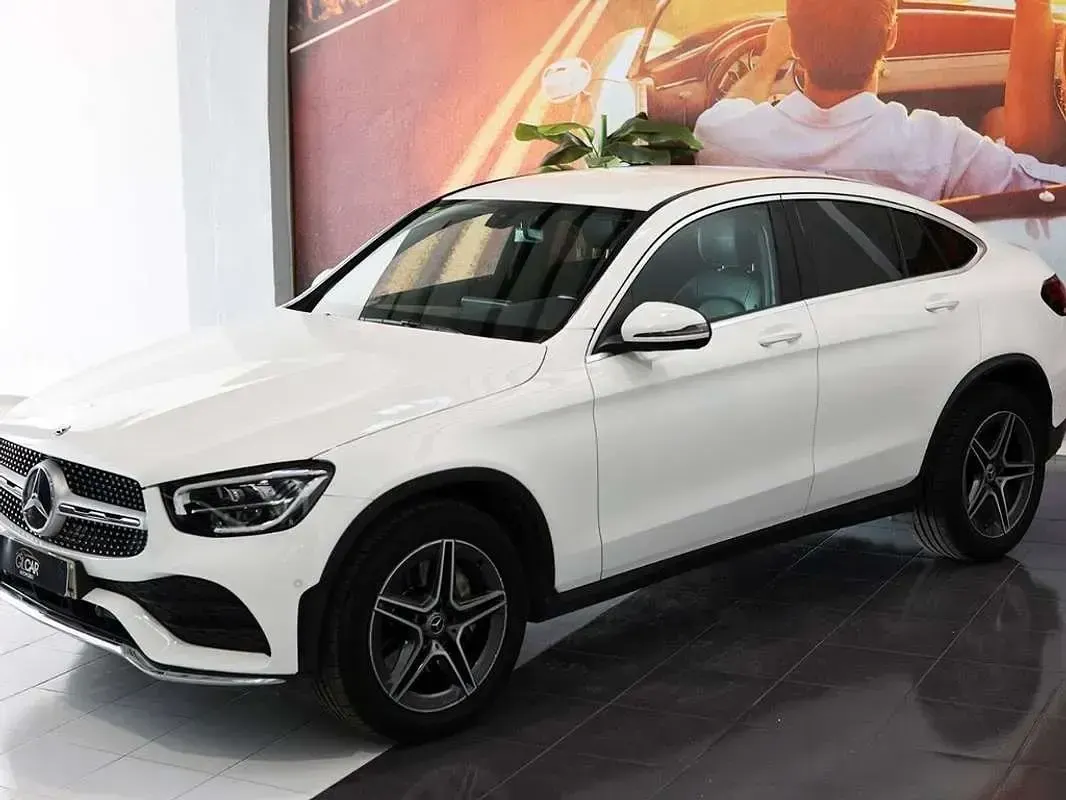 Usado Mercedes GLC220 170 CV (125 kW) 2020 Blanco SUV