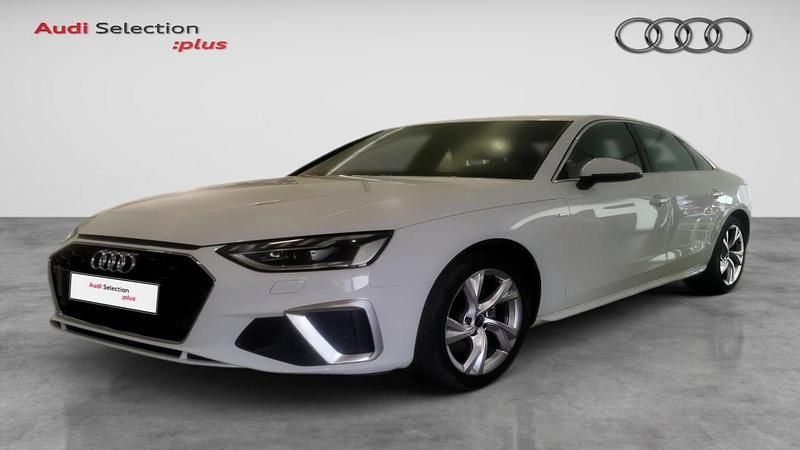 Blanco ibis (sólido) Usado 2023 Audi A4 S-Line Berlina | 36.400 € (Precio justo) - Imagen 1/4