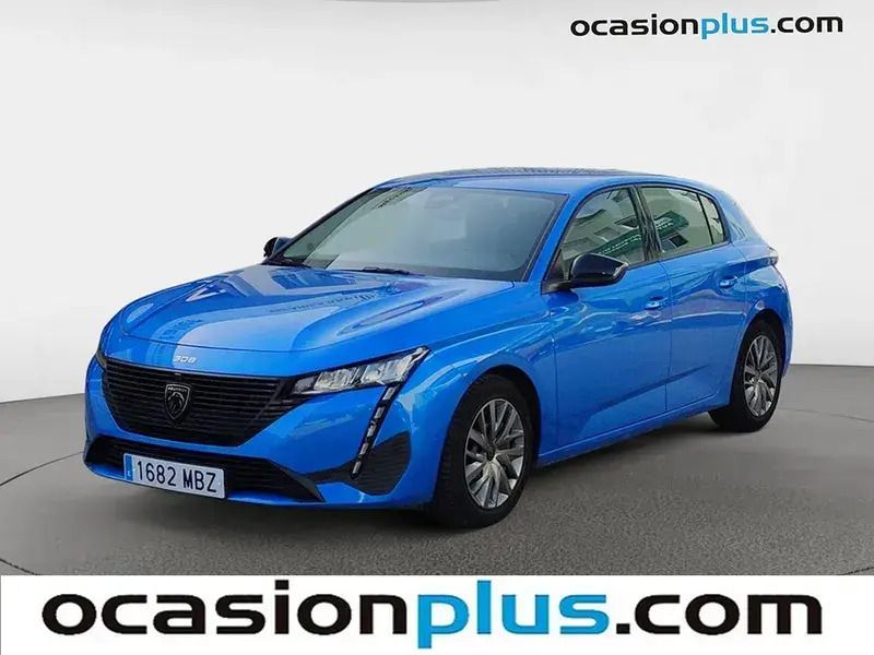 Azul Usado 2022 Peugeot 308 Active Utilitario | 14.046 € (Precio justo) - Imagen 1/4