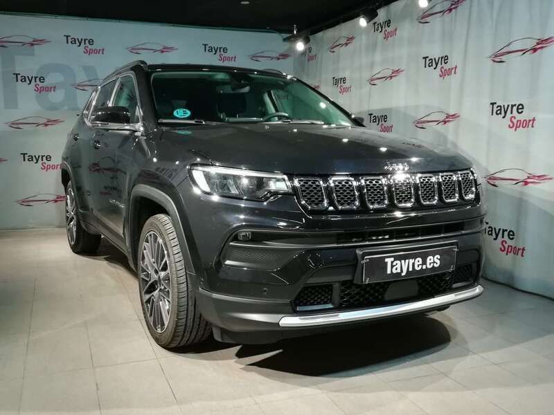 Negro Usado 2021 Jeep Compass Limited SUV | 23.800 € (Caro) - Imagen 1/4