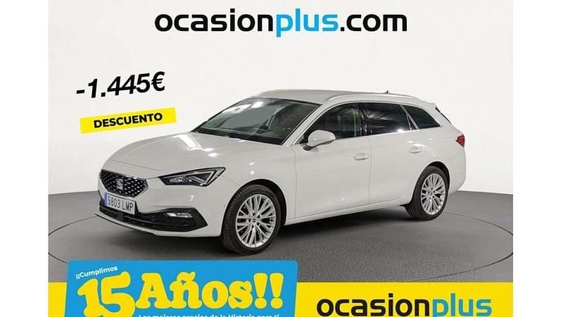 Blanco Usado 2021 Seat Leon ST XCELLENCE Familiar | 14.137 € (Buen precio) - Imagen 1/4