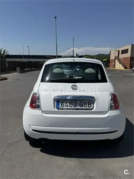 Usado Fiat 500 Sport 69 CV (50 kW) 2009 Blanco Descapotable