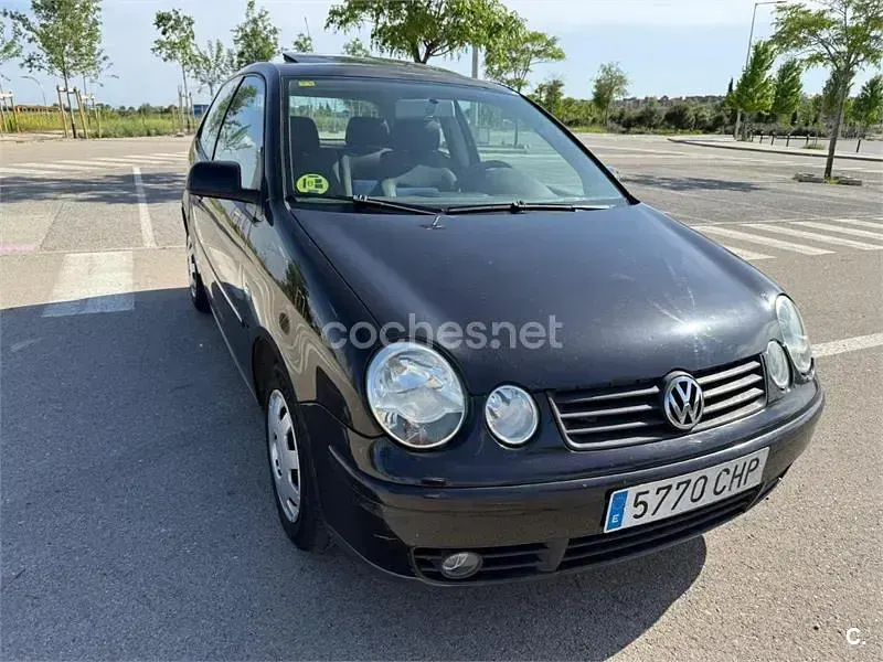 Brugt VW Polo Trendline 65 HK (47 kW) 2003 Sort Sedan