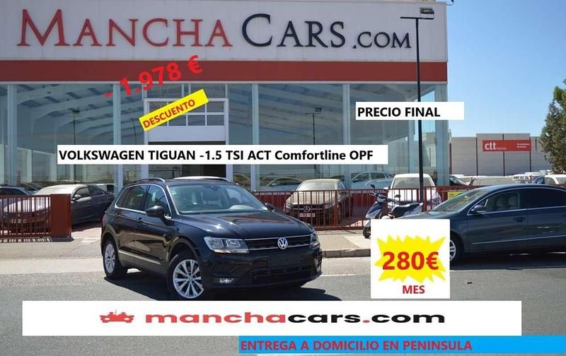 Azul Usado 2019 VW Tiguan Advance SUV | 20.990 € (Buen precio) - Imagen 1/4