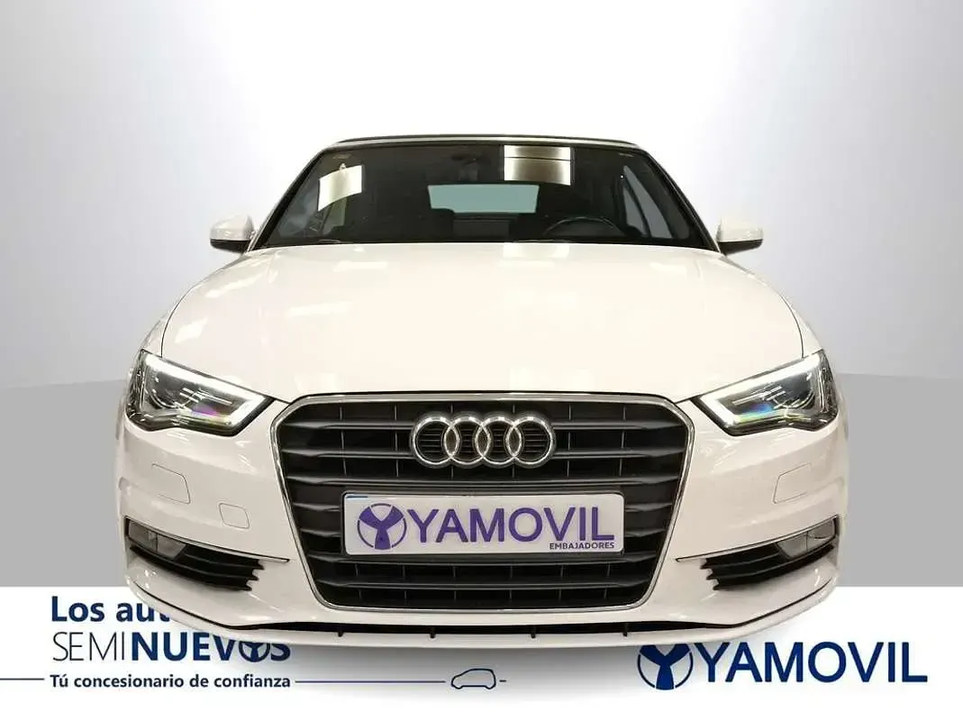 Usado Audi A3 Cabriolet Ambition 110 CV (80 kW) 2015 Blanco Descapotable