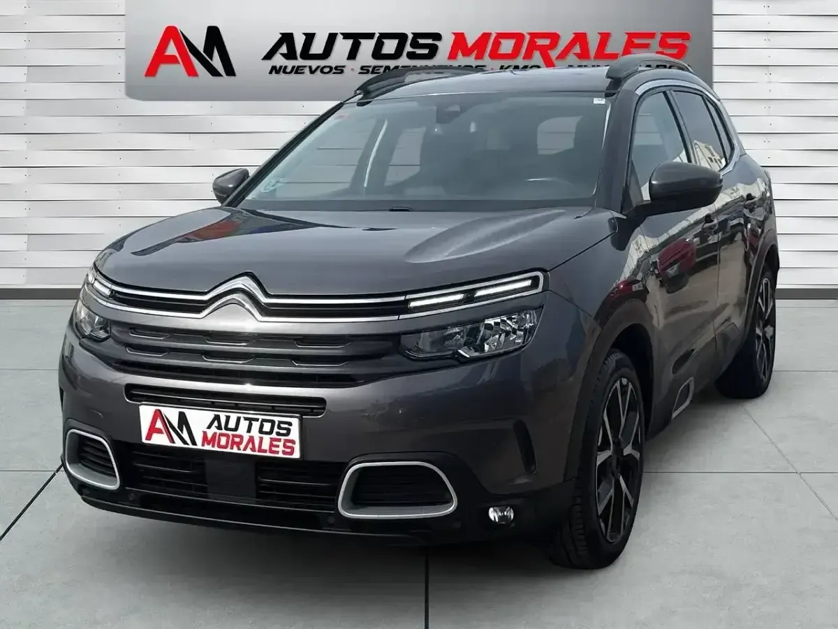 Usado Citroën C5 Aircross PureTech 131 CV (96 kW) 2019 Gris SUV
