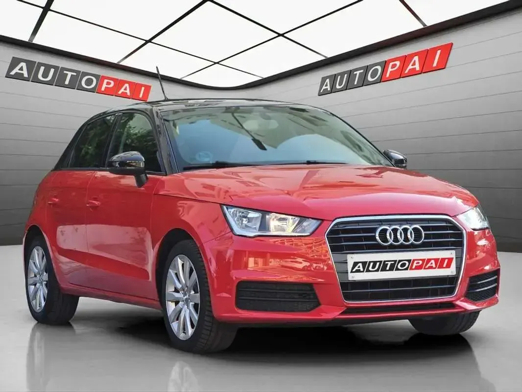 Usado Audi A1 95 CV (69 kW) 2017 Rojo Utilitario