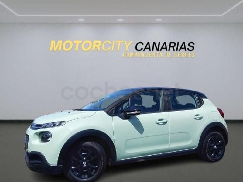 Usado Citroën C3 Feel 82 CV (60 kW) 2018 Verde Utilitario