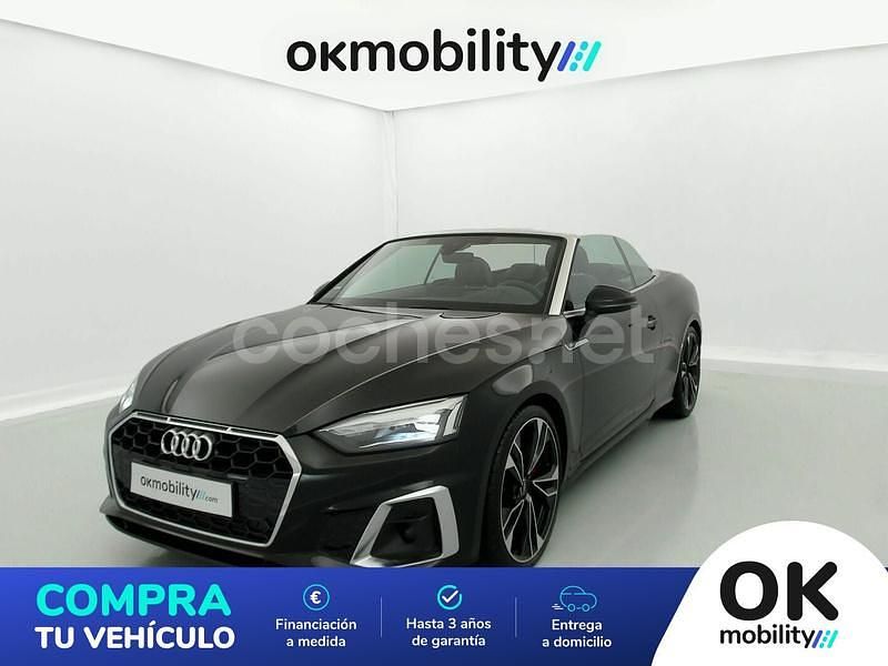 Negro Usado 2024 Audi A5 Cabriolet S-Line Descapotable | 50.490 € (Un poco caro) - Imagen 1/4