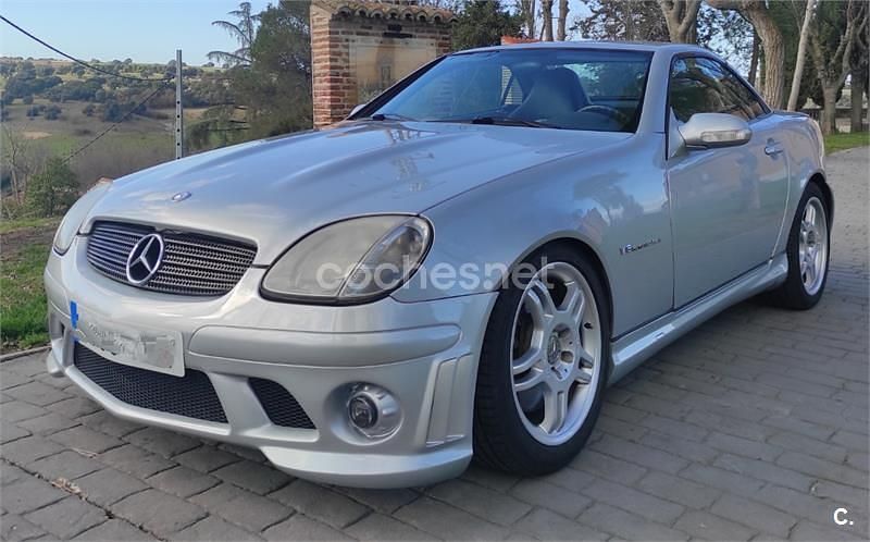 Usado Mercedes SLK32 AMG AMG 354 CV (260 kW) 2001 Gris / plata Descapotable