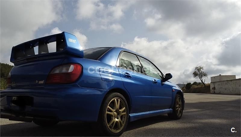Usado Subaru Impreza 265 CV (194 kW) 2002 Azul Berlina