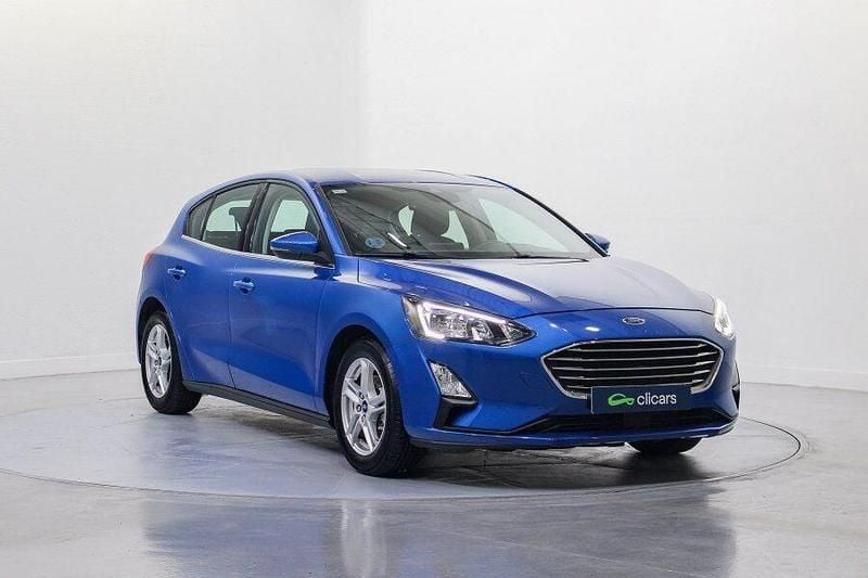 Usado Ford Focus Trend+ 124 CV (91 kW) 2019 Azul Berlina